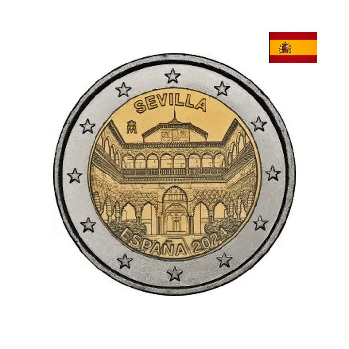 Spain 2 Euro 2024 "Sevilla" UNC