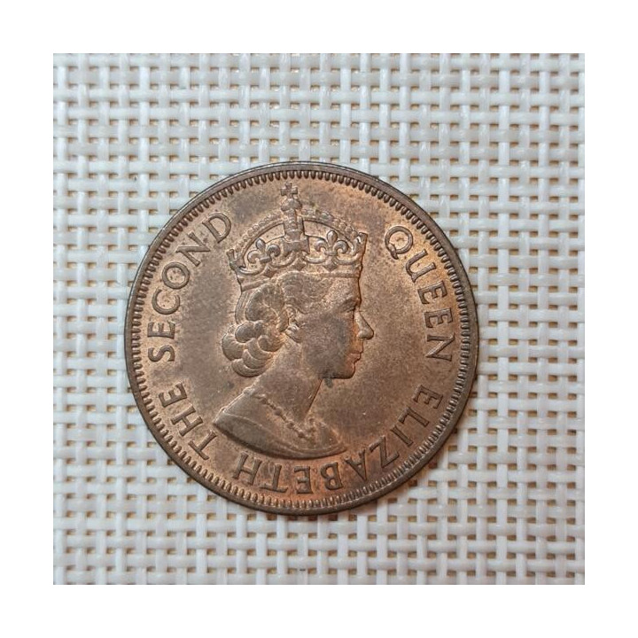 Eastern Caribbean 1 Cent 1955 KM-2 AU/UNC