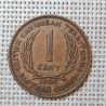 Eastern Caribbean 1 Cent 1965 KM-2 VF