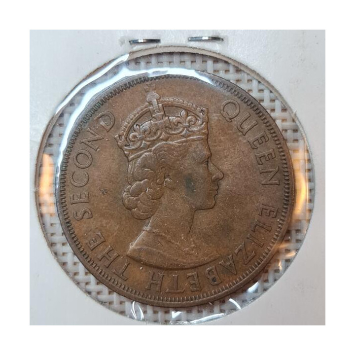 Eastern Caribbean 2 Cents 1955 KM-3 VF