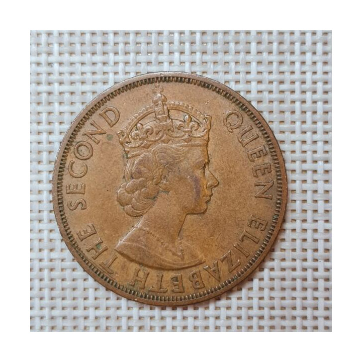Eastern Caribbean 2 Cents 1964 KM-3 VF
