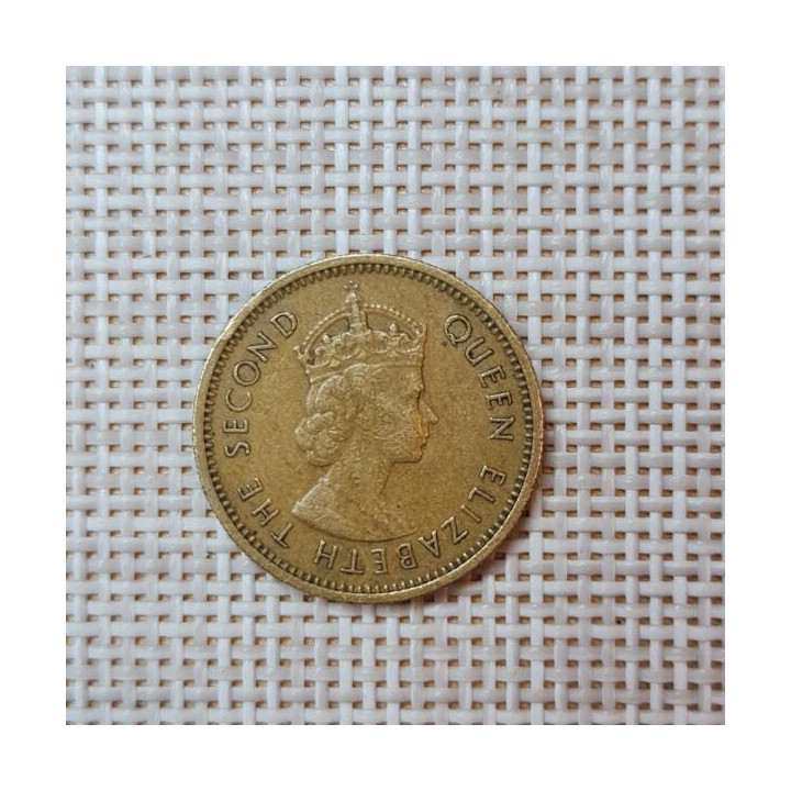 Eastern Caribbean 5 Cents 1965 KM-4 VF
