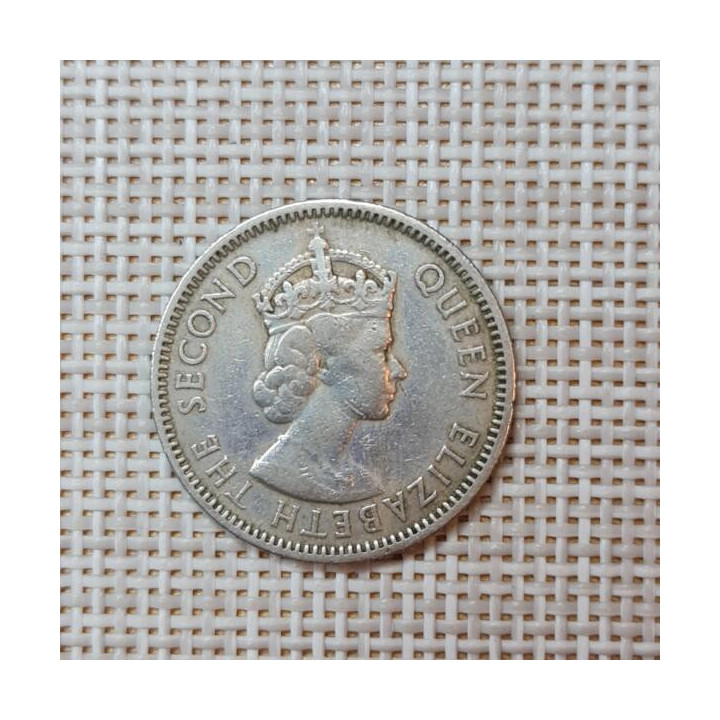 Eastern Caribbean 25 Cents 1955 KM-6 VF