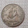 Eastern Caribbean 25 Cents 1963 KM-6 VF
