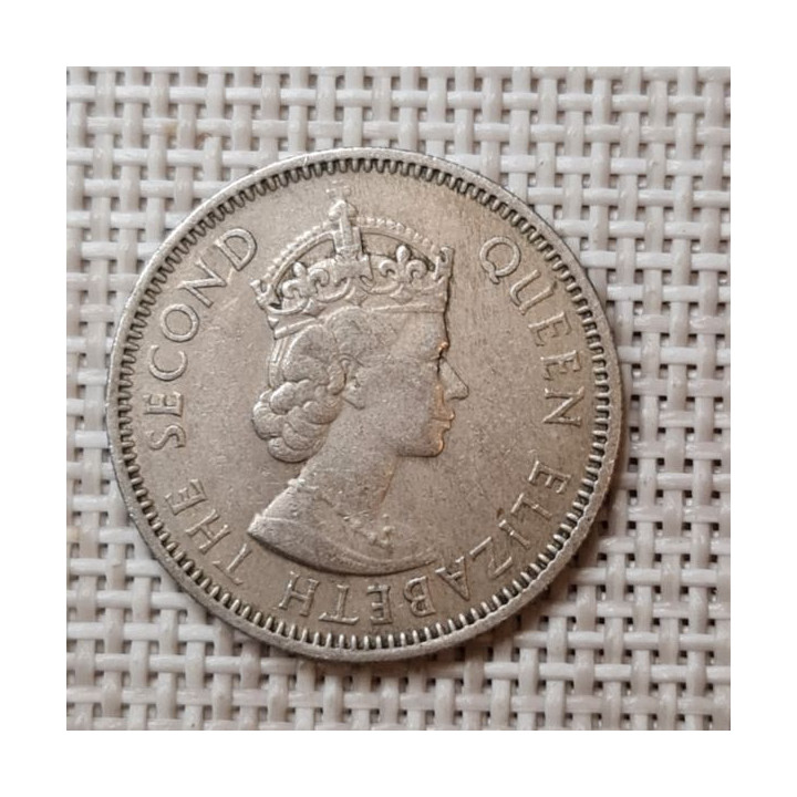 Eastern Caribbean 25 Cents 1963 KM-6 VF