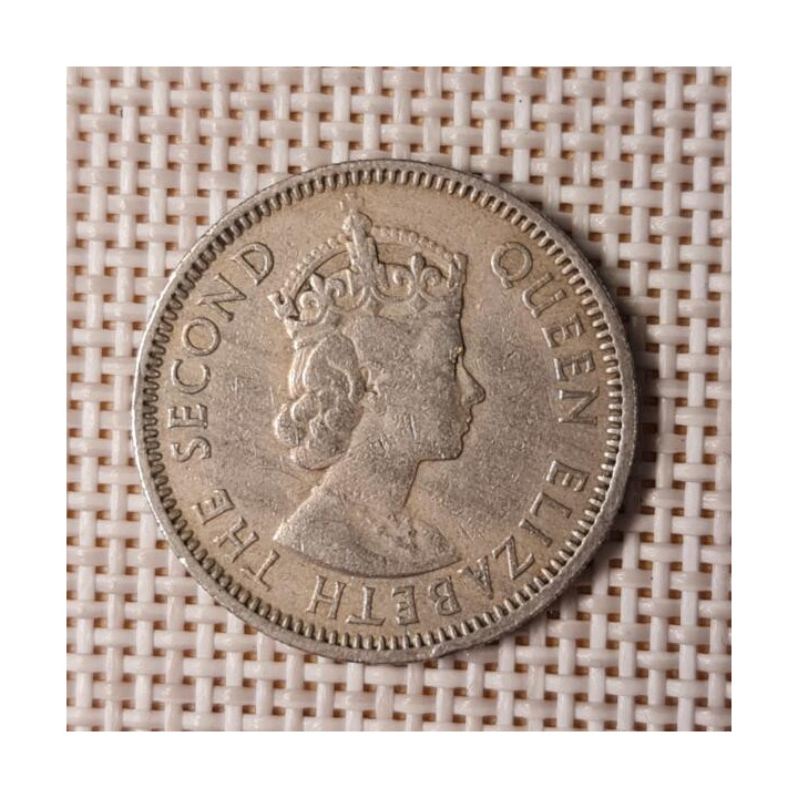 Eastern Caribbean 25 Cents 1964 KM-6 VF