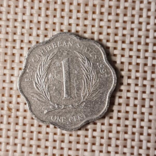 Eastern Caribbean 1 Cent 1997 KM-10 VF
