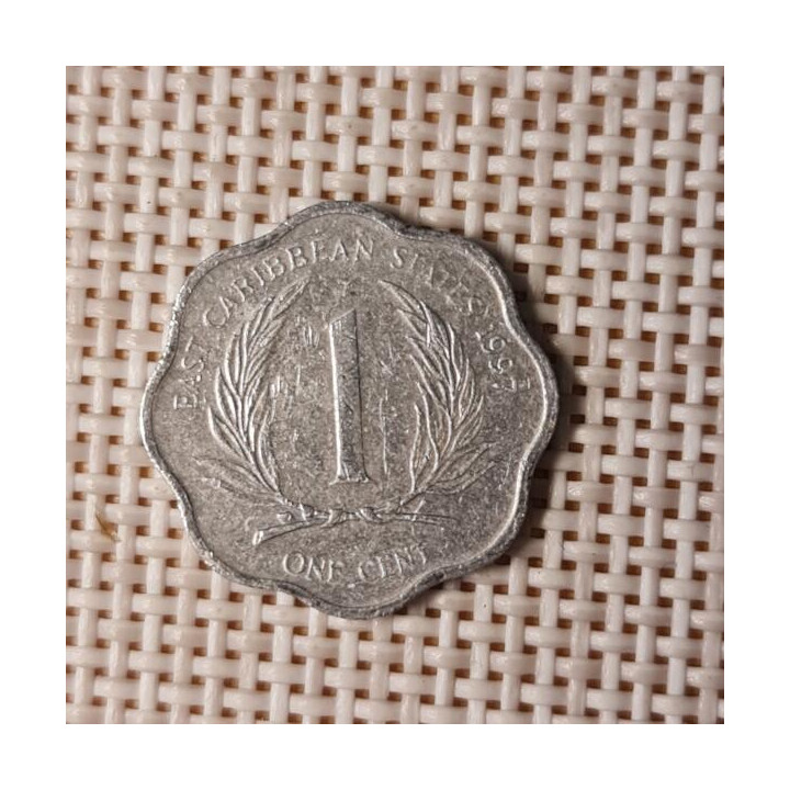 Eastern Caribbean 1 Cent 1997 KM-10 VF