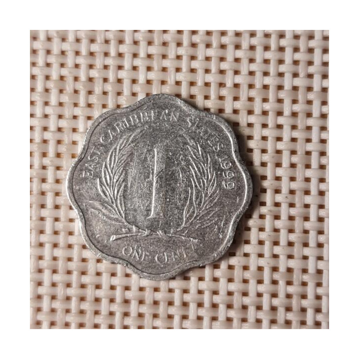 Eastern Caribbean 1 Cent 1999 KM-10 VF