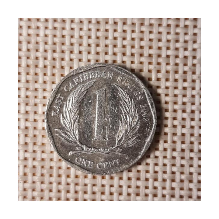 Eastern Caribbean 1 Cent 2008 KM-34 VF