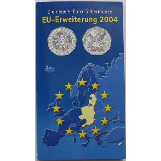Austria 5 Euro 2004 "Enlargement" KM-3122 BU (Blister)