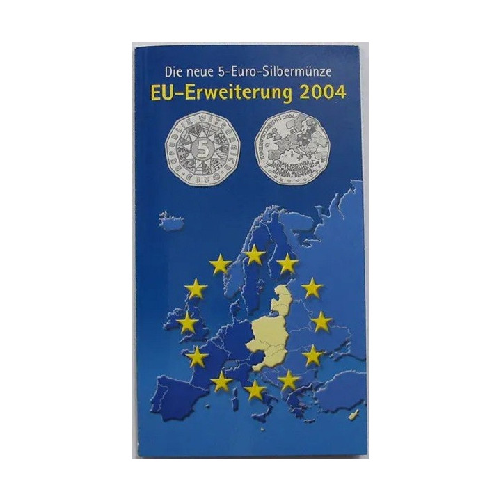 Austria 5 Euro 2004 "Enlargement" KM-3122 BU (Blister)