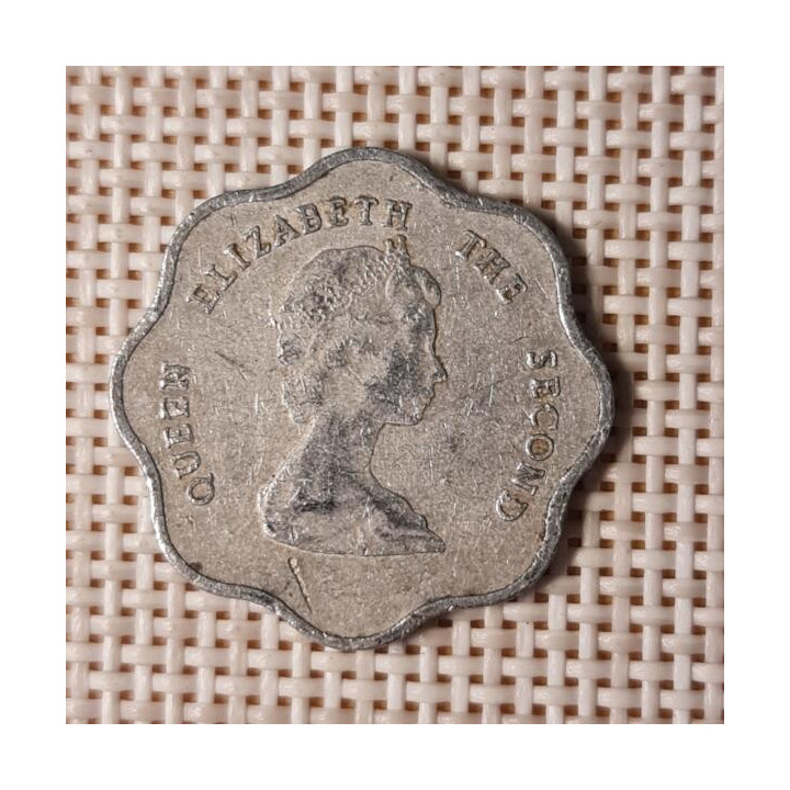Eastern Caribbean 5 Cents 1984 KM-12 VF