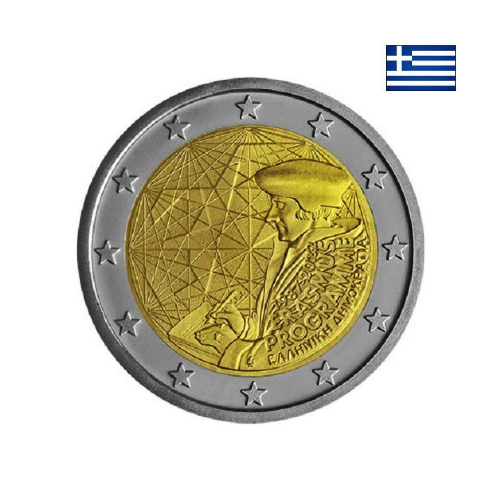 Greece 2 Euro 2022 "Erasmus (ERA)" UNC
