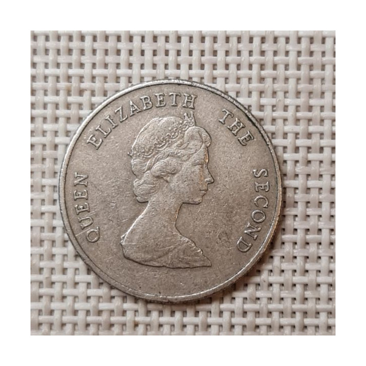Eastern Caribbean 25 Cents 1981 KM-14 VF
