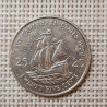 Eastern Caribbean 25 Cents 1989 KM-14 VF