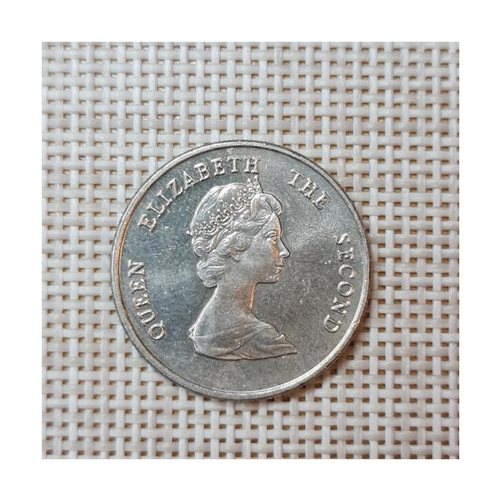 Eastern Caribbean 25 Cents 1999 KM-14 VF