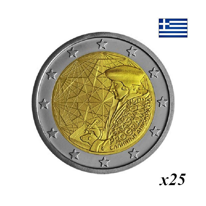 Greece 2 Euro 2022 "Erasmus (ERA)" Roll
