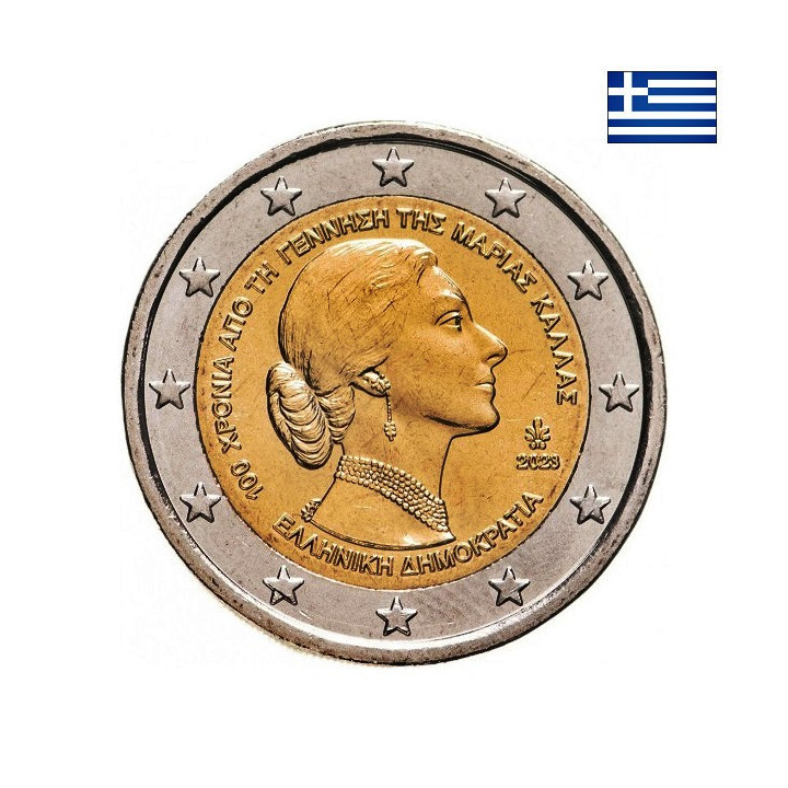 Greece 2 Euro 2023 "Maria Callas" UNC