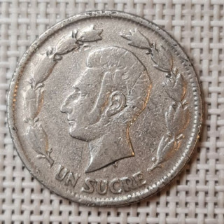 Ecuador 1 Sucre 1937 KM-78.1 VF