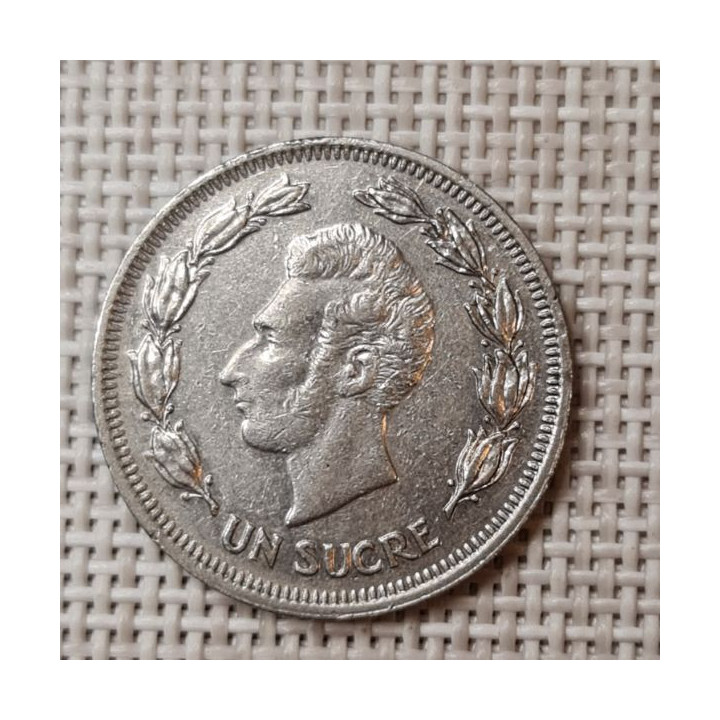 Ecuador 1 Sucre 1975 KM-83 VF