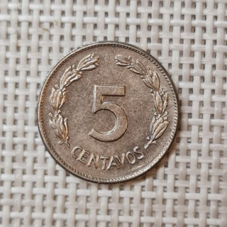 Ecuador 5 Centavos 1946 KM-75b VF