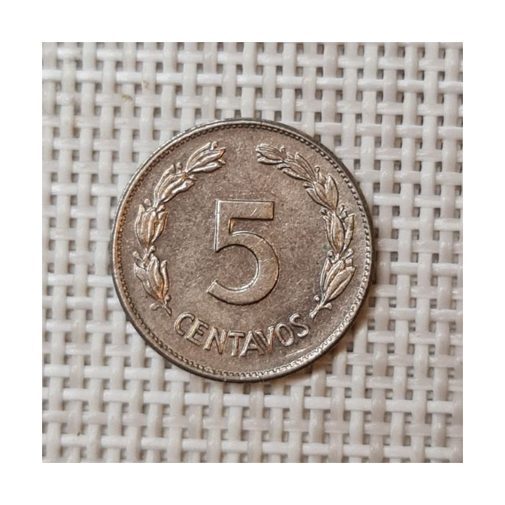 Ecuador 5 Centavos 1946 KM-75b VF