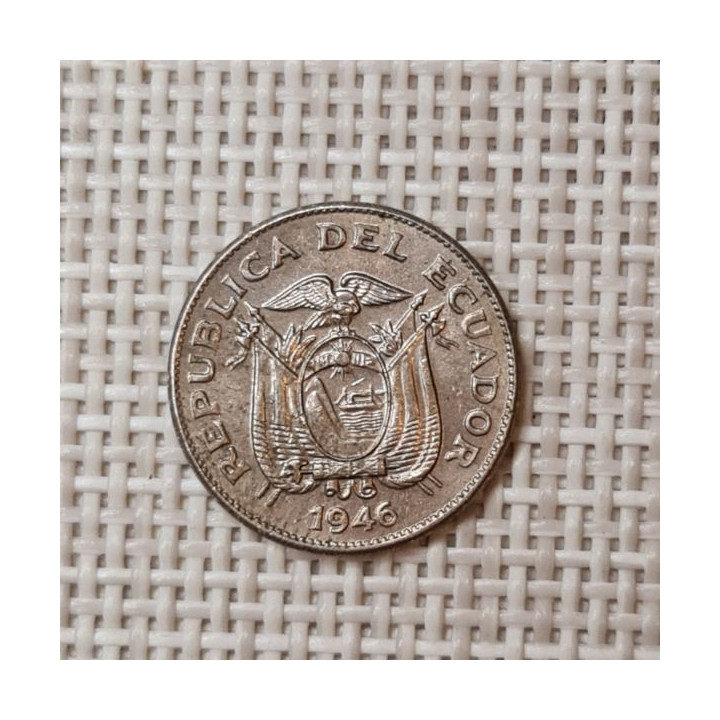 Ecuador 5 Centavos 1946 KM-75b VF