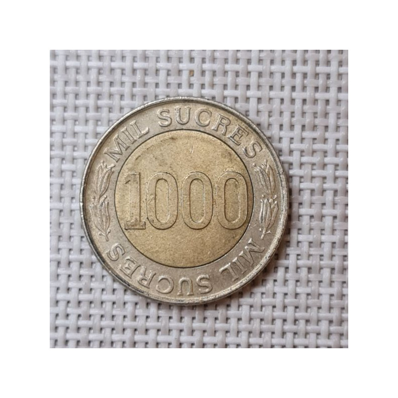 Ecuador 1000 Sucres 1997 "Central Bank" KM-103 VF