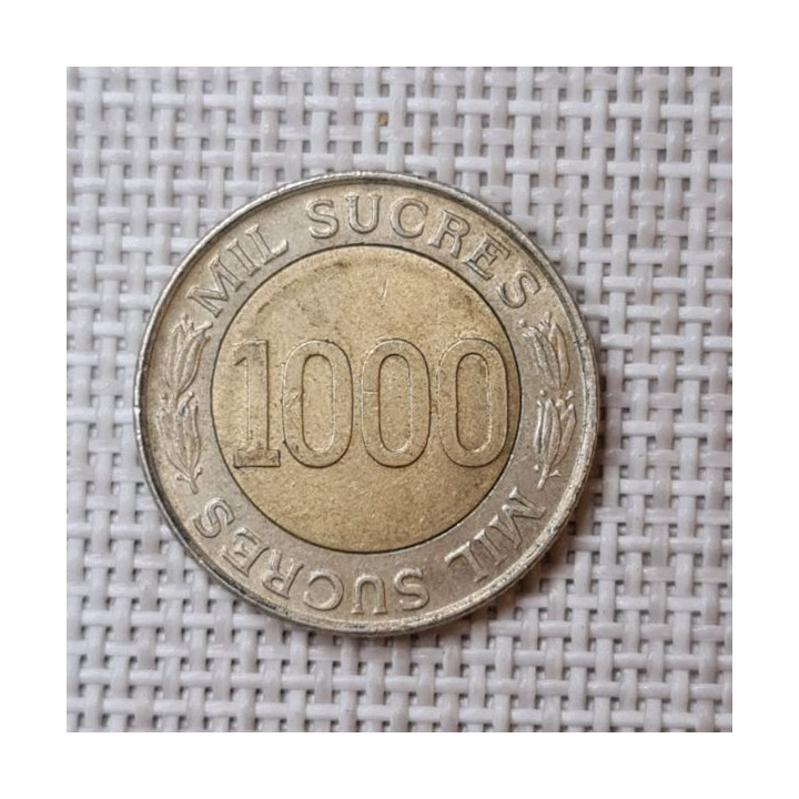 Ecuador 1000 Sucres 1997 "Central Bank" KM-103 VF