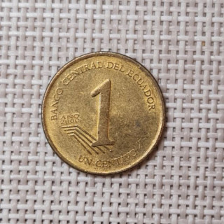 Ecuador 1 Centavo 2000 KM-104 XF