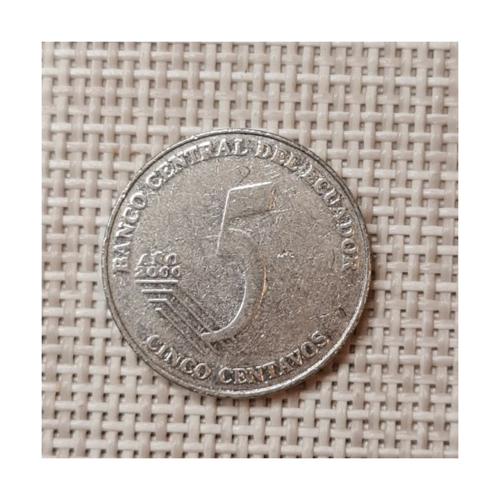 Ecuador 5 Centavos 2000 KM-105 VF