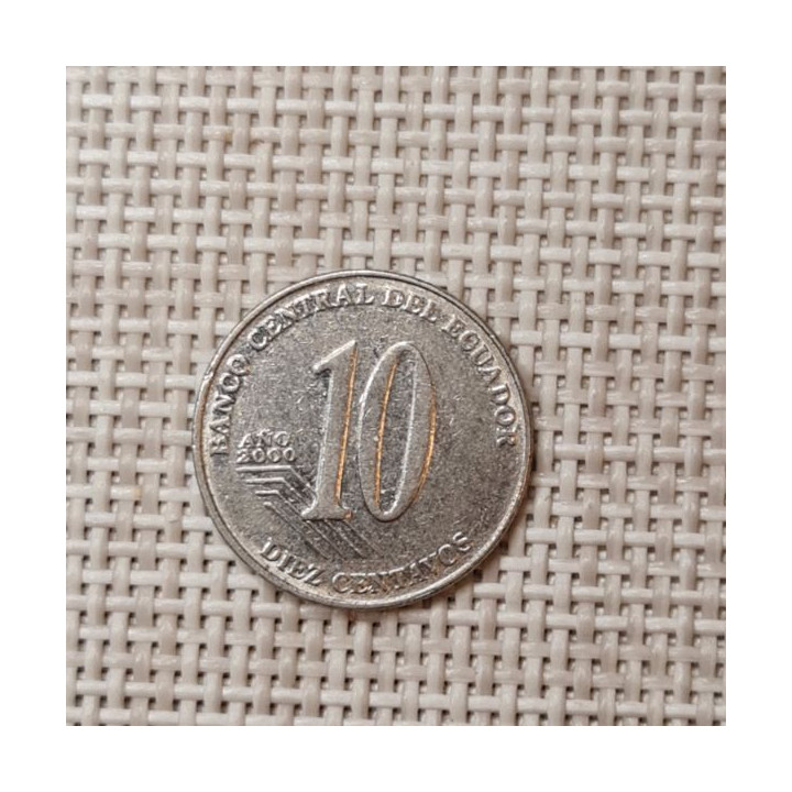 Ecuador 10 Centavos 2000 KM-106 VF