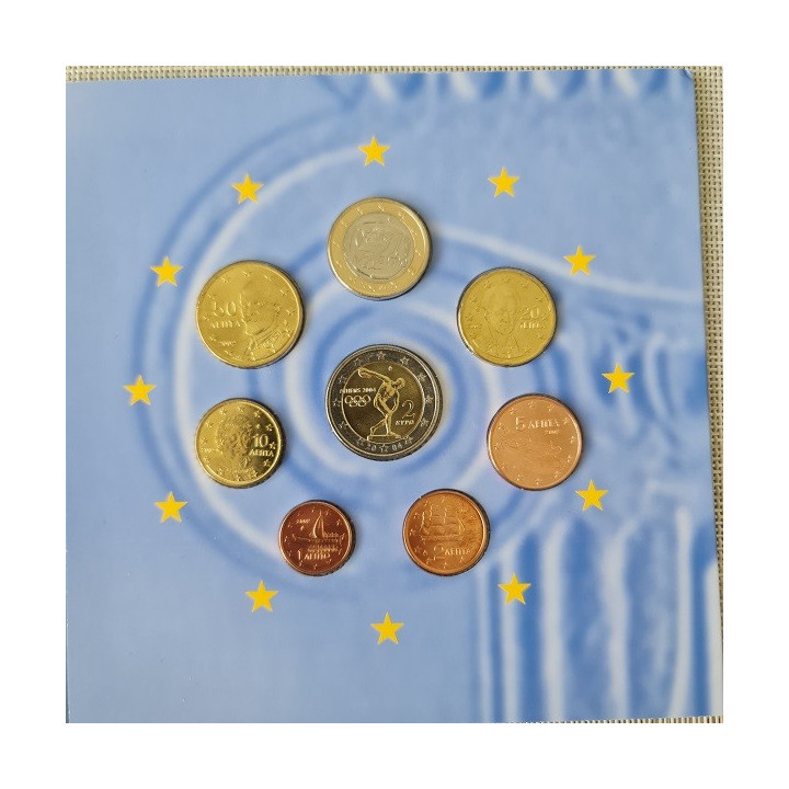 Greece Euro Set (3,88€) 2004 BU