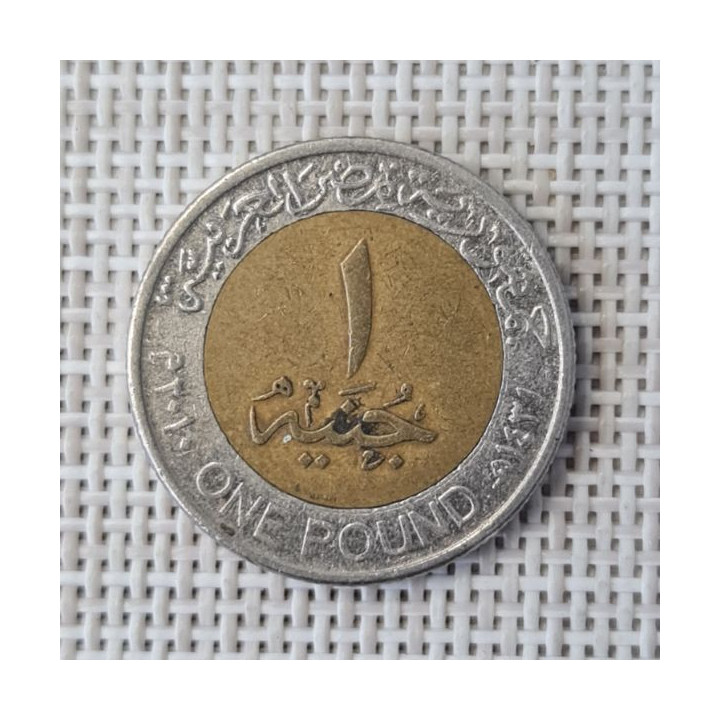 Egypt 1 Pound 2010 KM-940a VF/XF