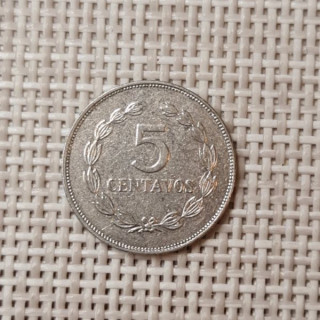El Salvador 5 Centavos 1992 KM-154b VF