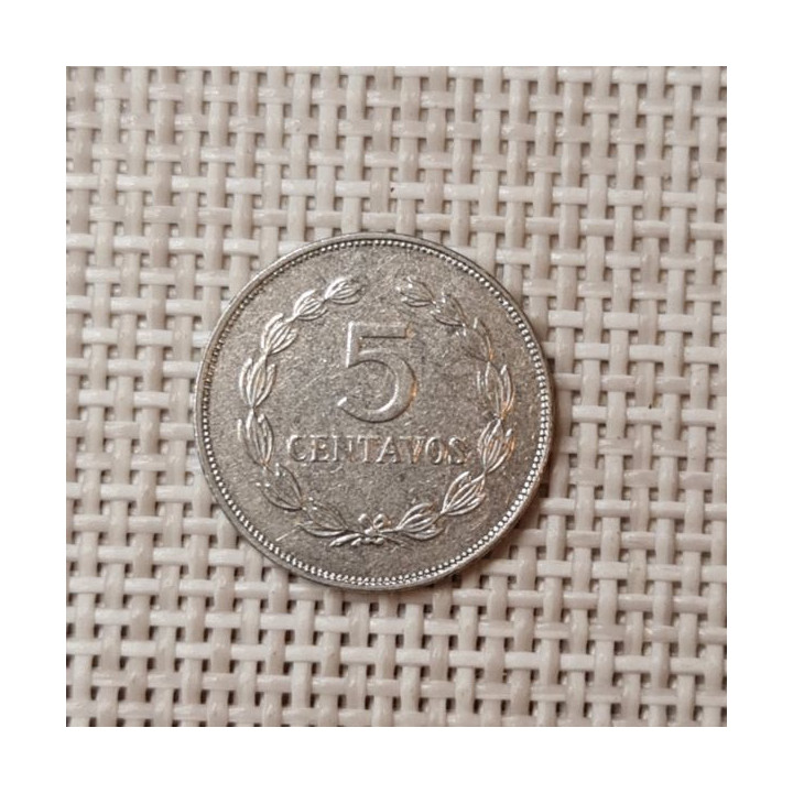 El Salvador 5 Centavos 1992 KM-154b VF