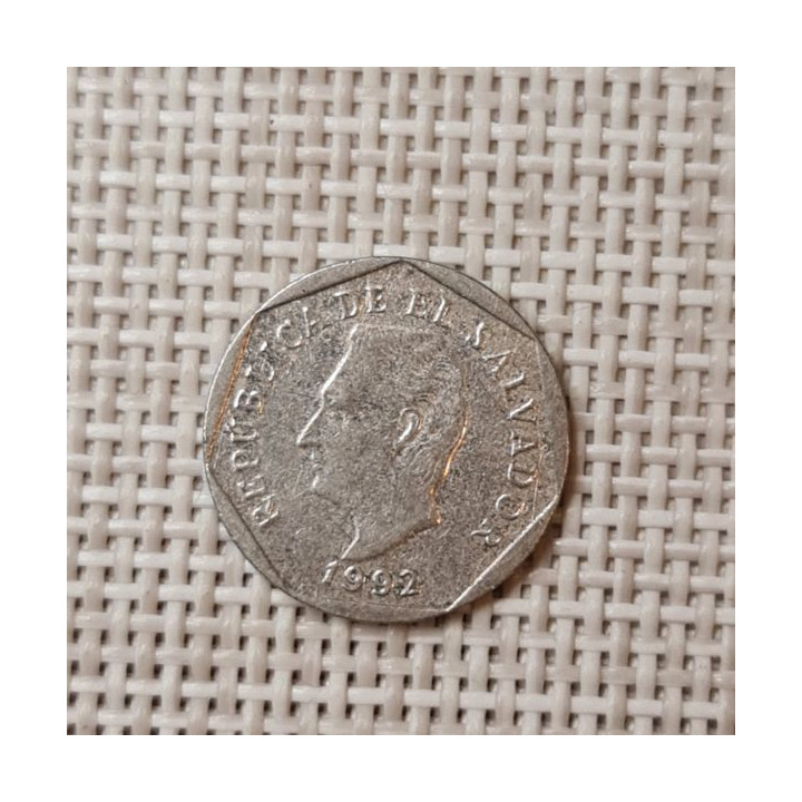 El Salvador 5 Centavos 1992 KM-154b VF