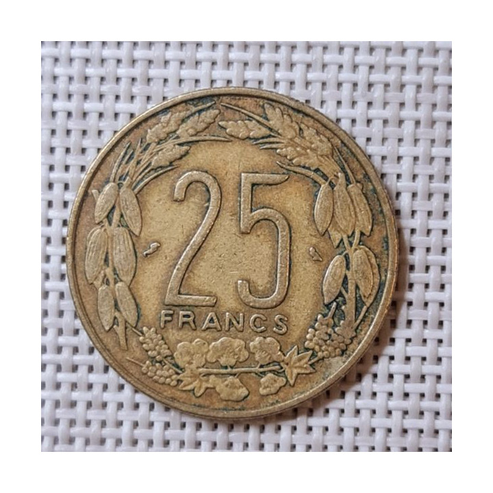 Equatorial African States 25 Francs 1972 KM-4a VF
