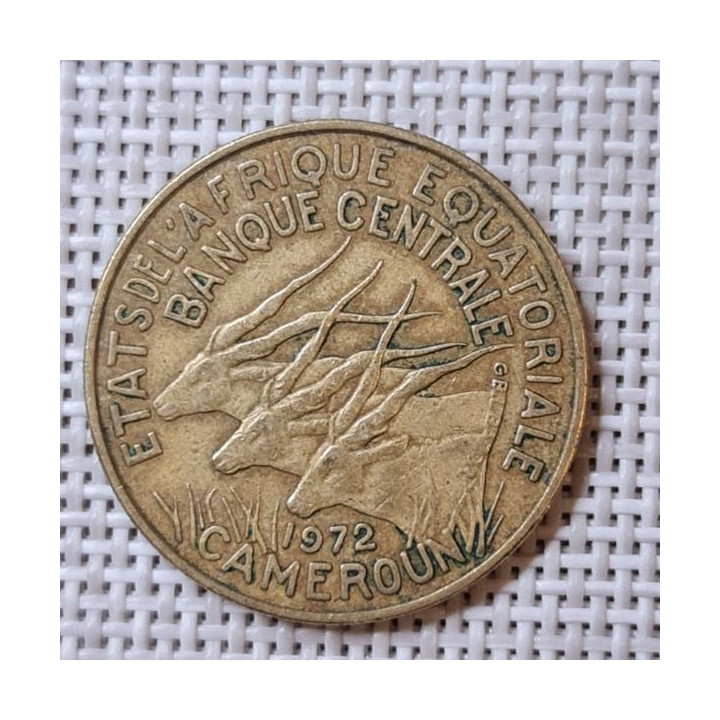 Equatorial African States 25 Francs 1972 KM-4a VF