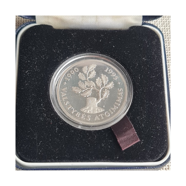 Lithuania 50 Litu 1995 "Independence" KM-98 Proof