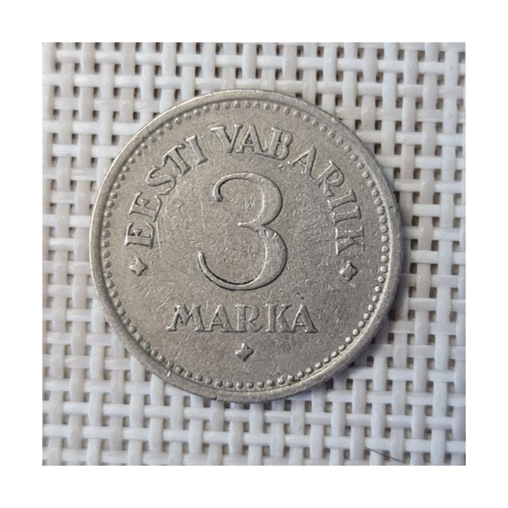 Estonia 3 Marka 1922 KM-2 VF