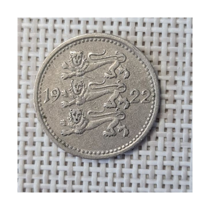 Estonia 3 Marka 1922 KM-2 VF