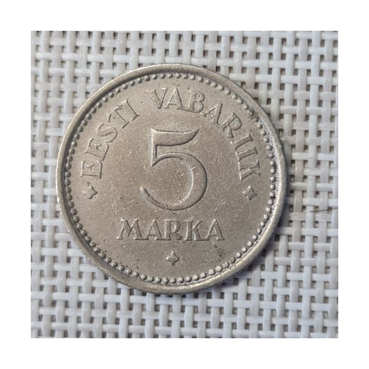 Estonia 5 Marka 1922 KM-3 VF