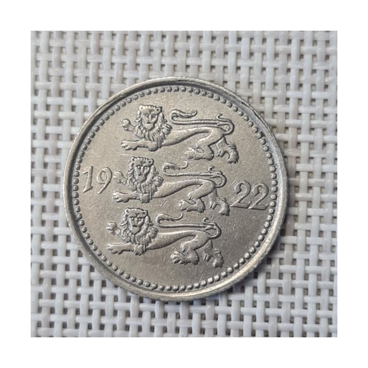 Estonia 5 Marka 1922 KM-3 VF