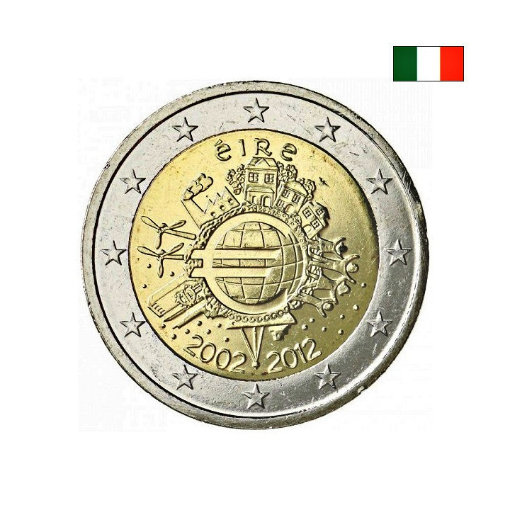 Ireland 2 Euro 2012 "TYE" UNC