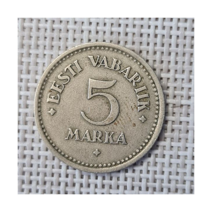 Estonia 5 Marka 1924 KM-3a VF