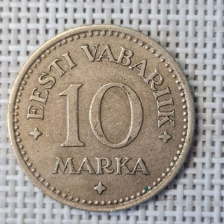 Estonia 10 Marka 1925 KM-4 VF