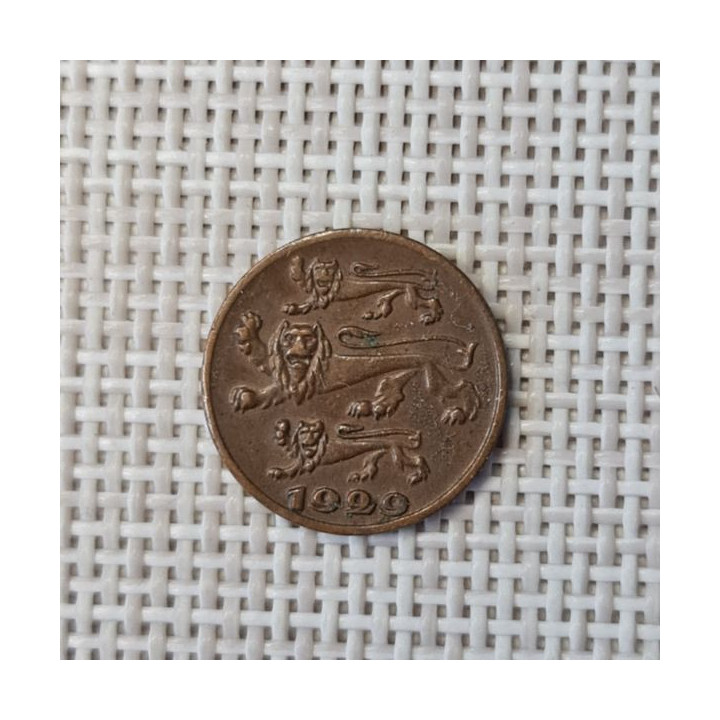 Estonia 1 Sent 1929 KM-10 VF