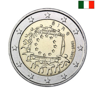 Ireland 2 Euro 2015 "Flag (EUF)" UNC